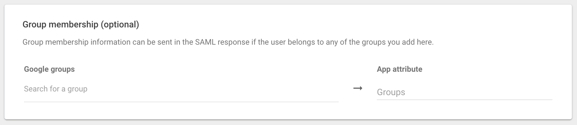Group assignment